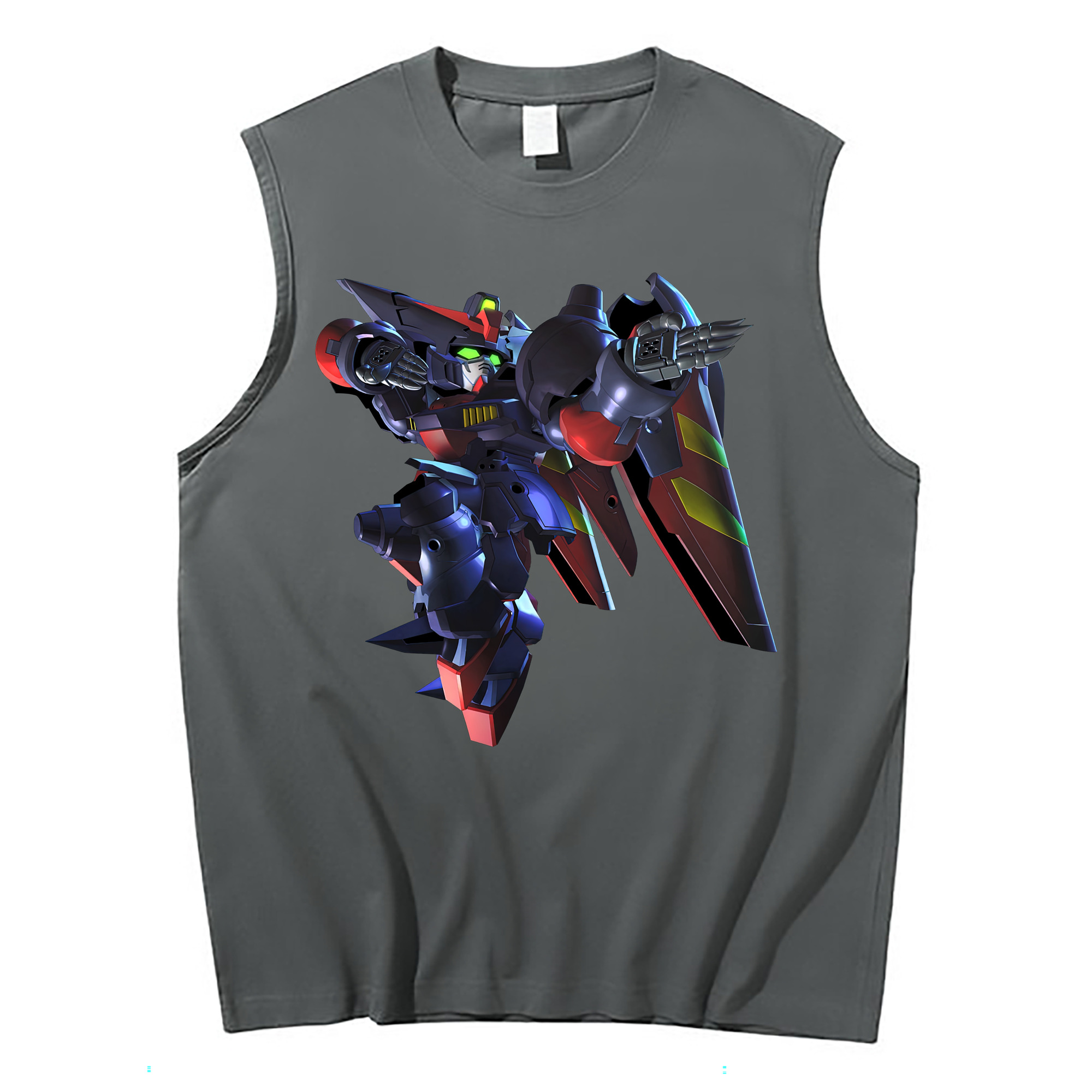（画像用） 機動戦士ガンダム Mobile Suit Gundam コットン100％タンクトップ（フロントプリント）